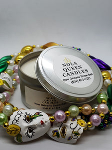 New Orleans Snow Ball Travel Candle - Nola Queen Candles