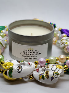 Vanilla Crunch Travel Candle - Nola Queen Candles